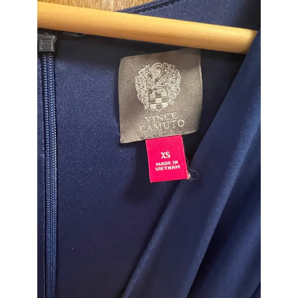 Vince Camuto Navy Blue Slleveless Jumpsuit sze XS